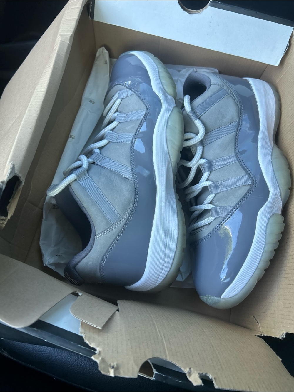 Jordan 11 cool grey Men's Low-Top Athletic Sneakers